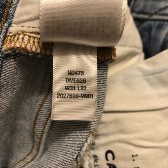 Madewell Mens Slim Fit in Light Hodgson Wash Jeans Size 31 - Picture 14 of 16